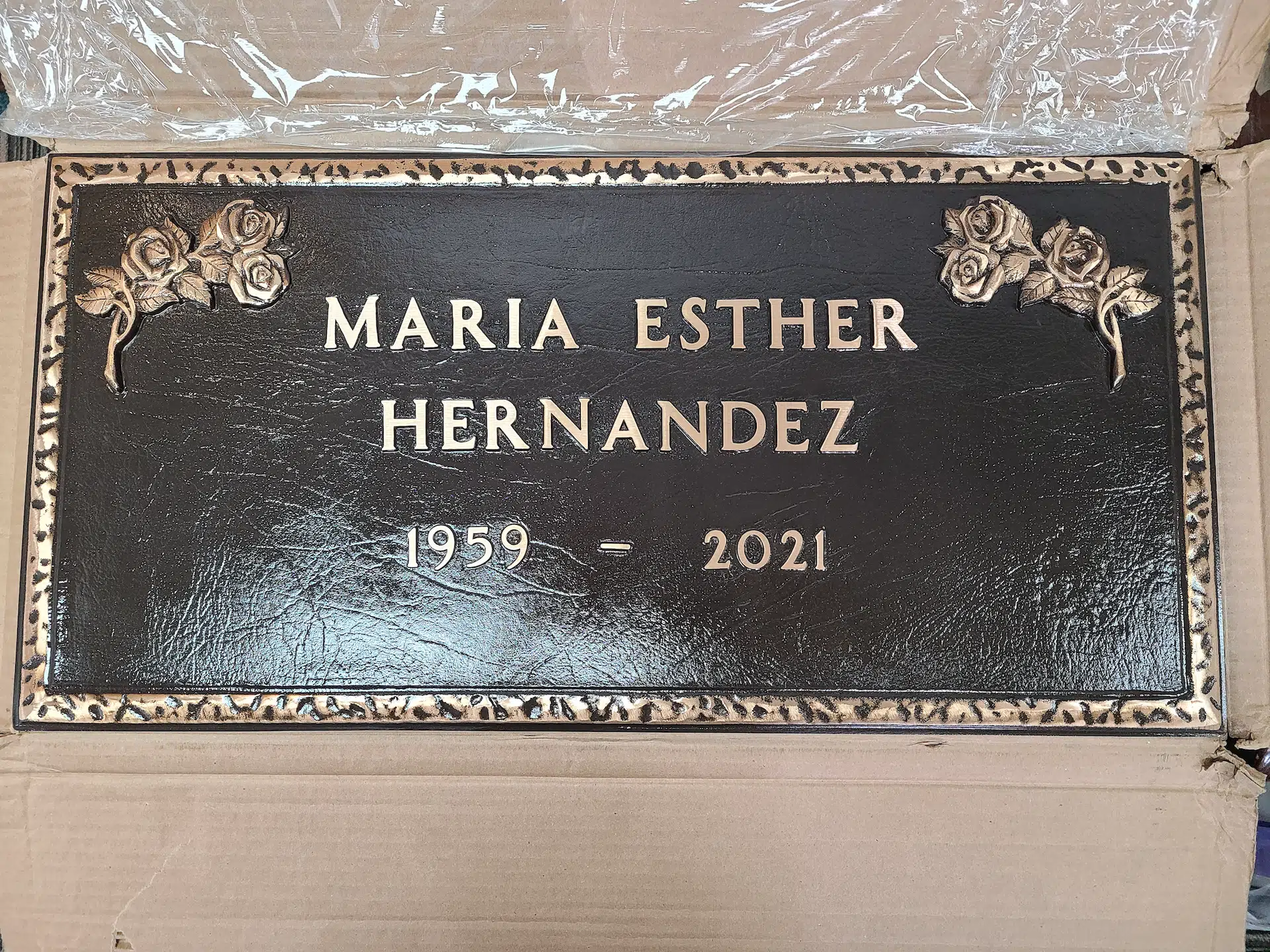 Bronze Memorial Plaque hand-carved by Plaque Finder in NJ — image 8